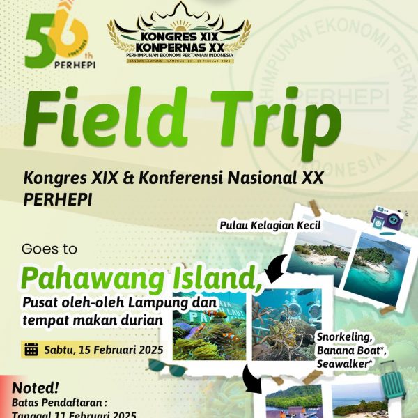 PENDAFTARAN FIELDTRIP PERHEPI GOES TO PAHAWANG