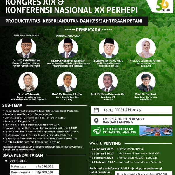 Undangan Kongres XIX & Konferensi Nasional XX PERHEPI 2025