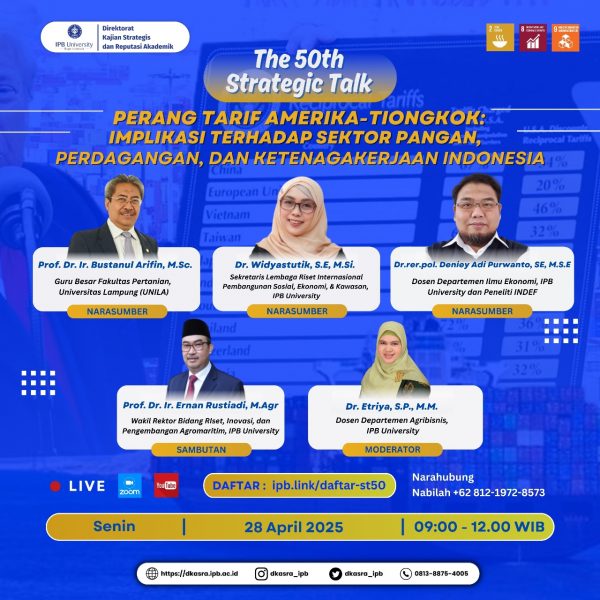 Perang Tarif Amerika–Tiongkok! , Apa dampaknya ke sektor pangan, perdagangan, dan ketenagakerjaan Indonesia? Yuk bahas…